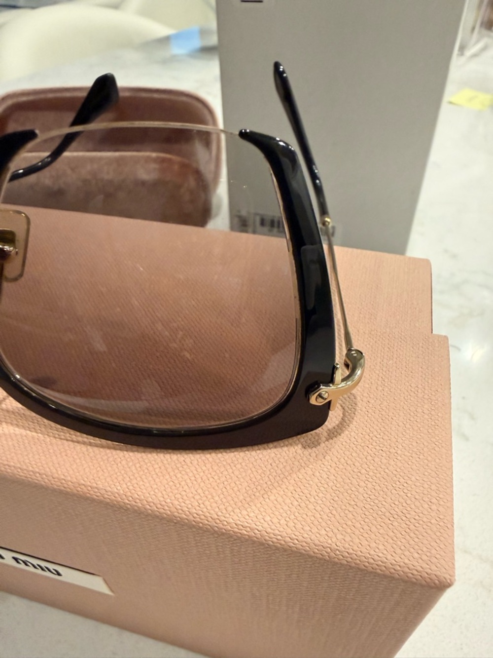 Miu Miu Gray Gradient Sunglasses - Picture 10 of 11